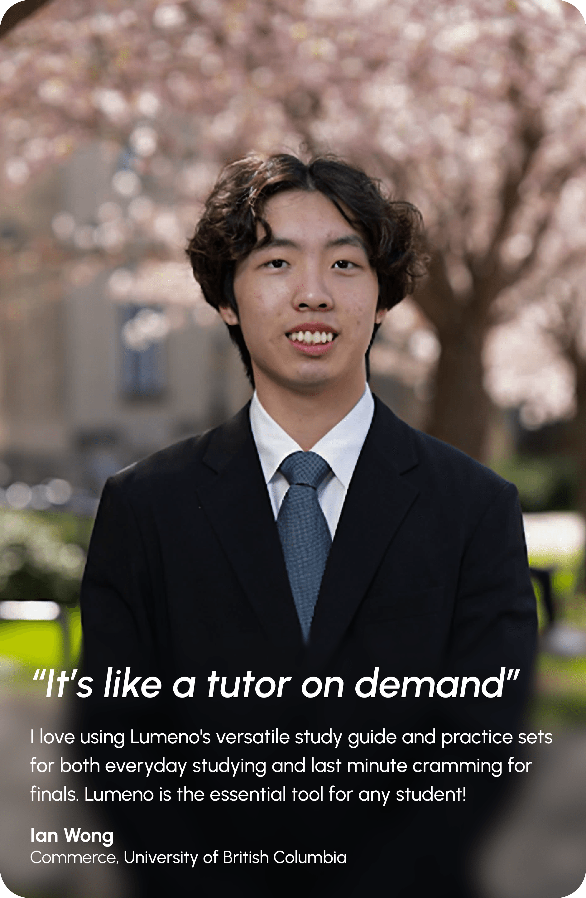 Ian Wong testimonial